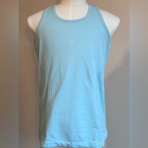 Athleta Girl Limitless Light Blue Racerback Tank Top SIZE L